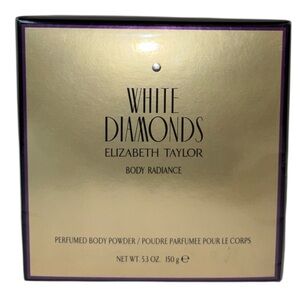 Elizabeth Taylor White Diamonds 150g Perfumed Body Powder New w/ Box & Sealed